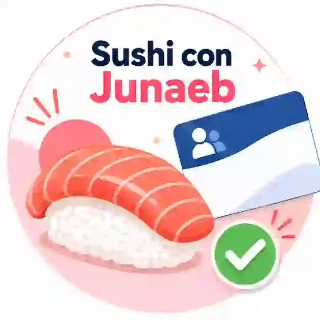 Sushi con JUNAEB en Saori Sushi