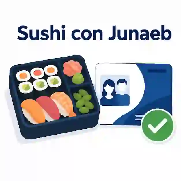 Sushi disponible para comprar con JUNAEB en Saori Sushi
