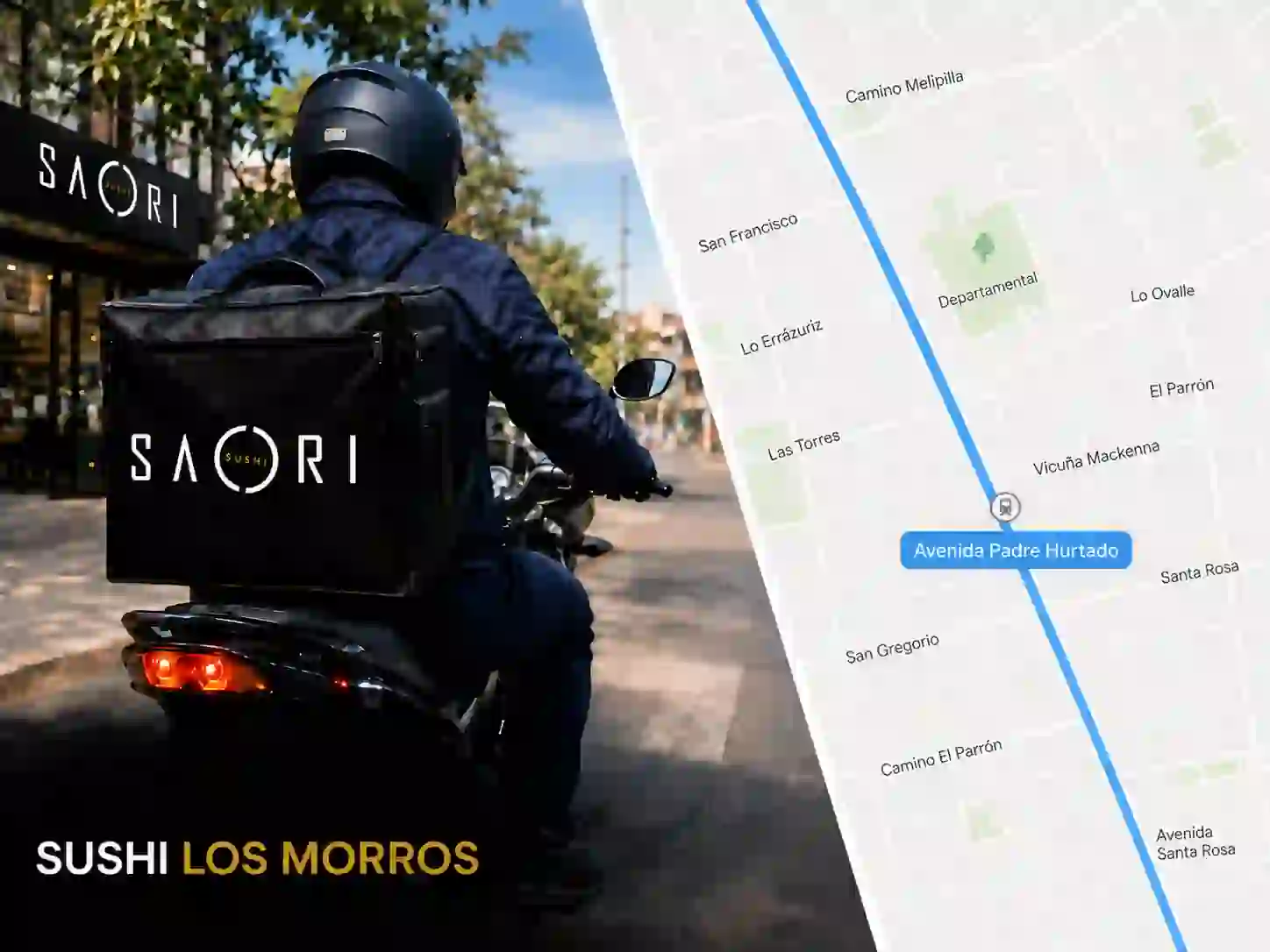 despacho de sushi en los morros